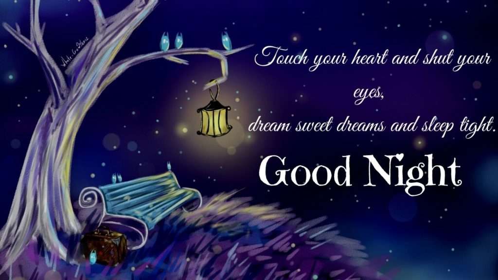 wishes for good night images