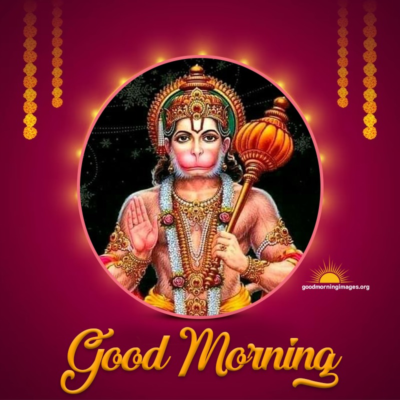 hanuman ji good morning image